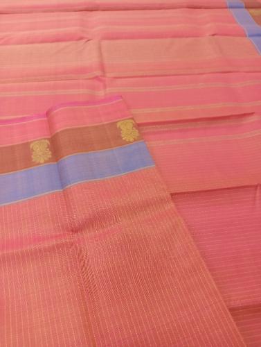 ARNI SILK HALF FINE ZARI SAREE WITH BLOUSE